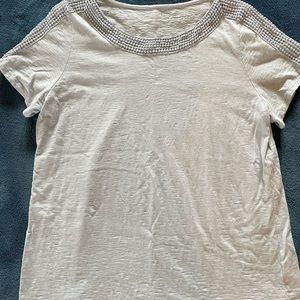 Talbots - XL - Light blue tee with cute trim. Asking $10